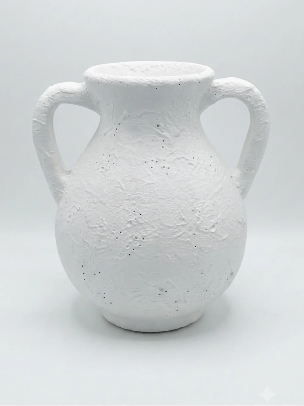 Opalhouse Designed with Jungalow White Textured Vase, Handcrafted Ceramic